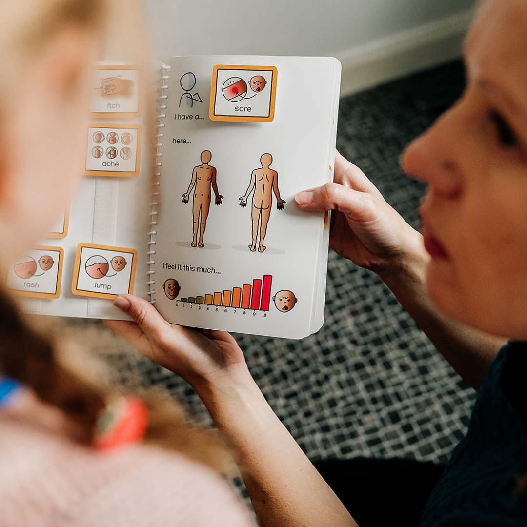 My Medical Communication Book with 62 Visual Symbol Cards for non ...