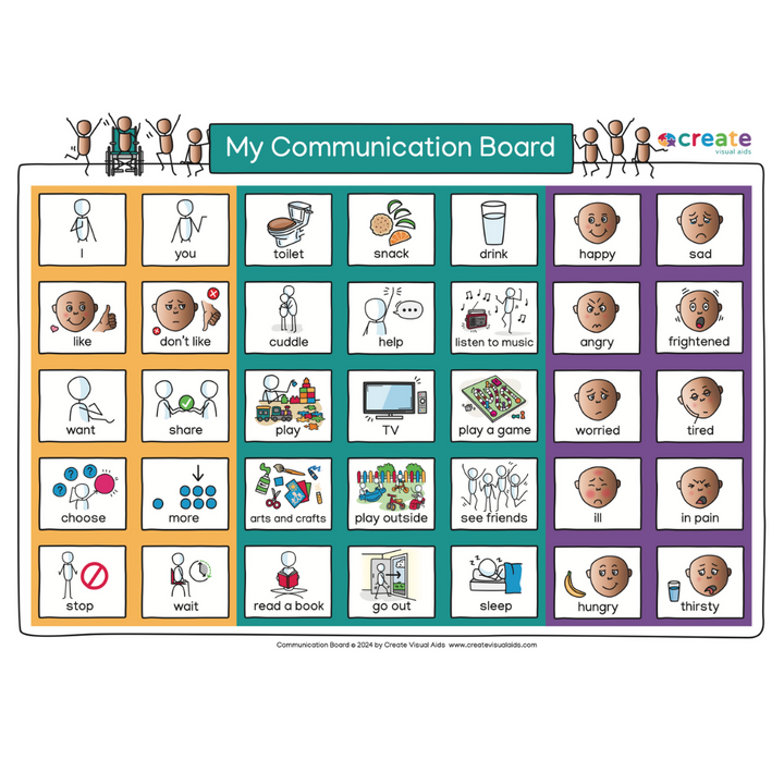 A3 Children's Communication Board