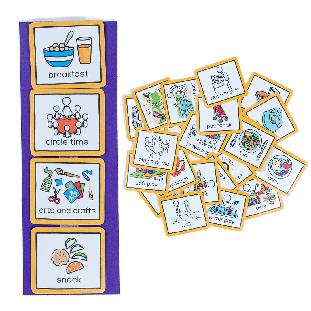 Nursery Routine Visuals Visual Timetable for Nursery Large Whole Group | Early Years Classroom ...