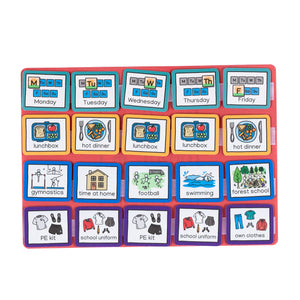Personalised A4 Weekday Chart