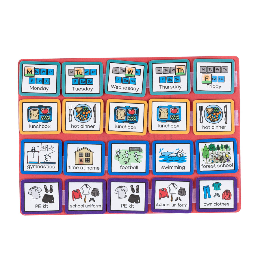 Personalised A4 Weekday Chart
