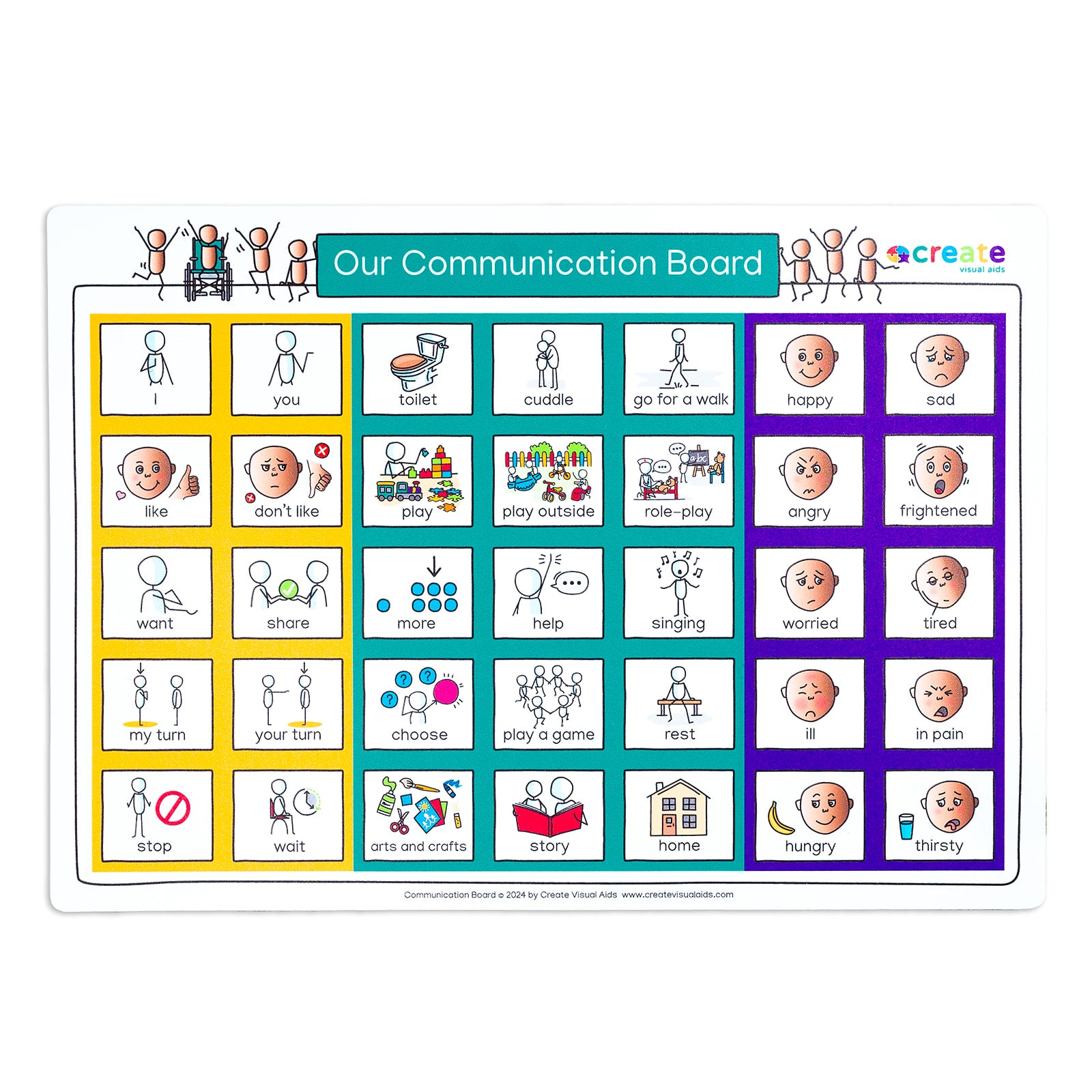 A3 Early Years Communication Board Create Visual Aids Ltd a3-early-years-communication-board-create-visual-aids-ltd