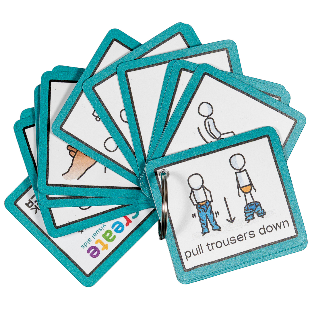 Toilet Training Keyring | Visual Step-by-Step Guide for Autism ...