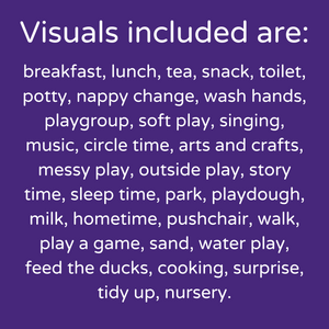 Visual Timetable for Nursery & Childminders