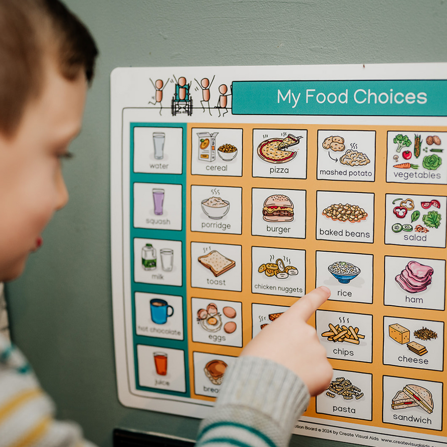 A3 Food Communication Board