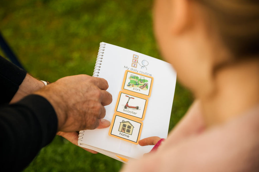 My Communication Book For Children On Improved Materials.