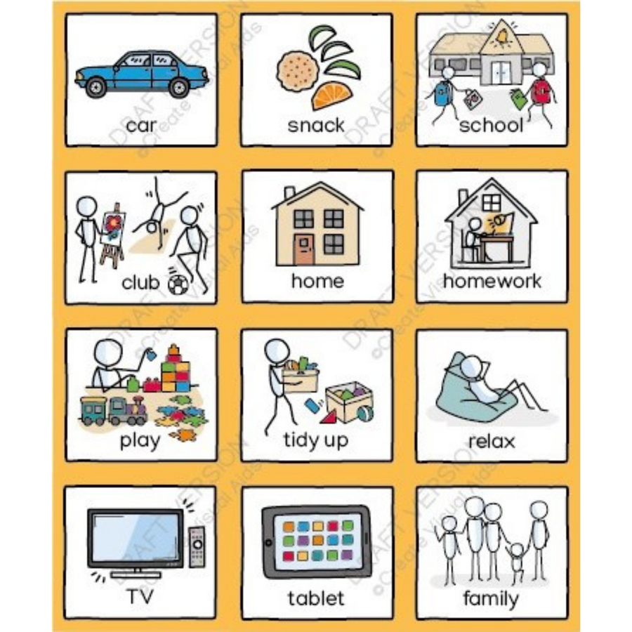 HOME VISUALS FOR CHILDREN / YOUNG PEOPLE - PDF Version – Create Visual ...
