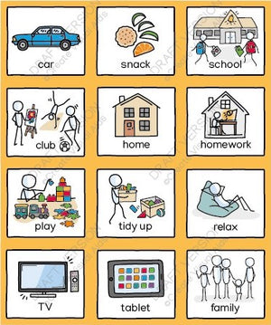 HOME VISUALS FOR CHILDREN / YOUNG PEOPLE - PDF Version