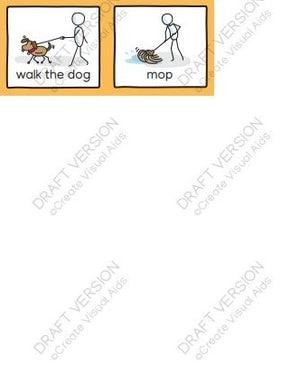 HOUSEHOLD CHORES VISUALS - PDF Version