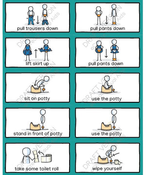 Toilet Training Visuals - PDF Version