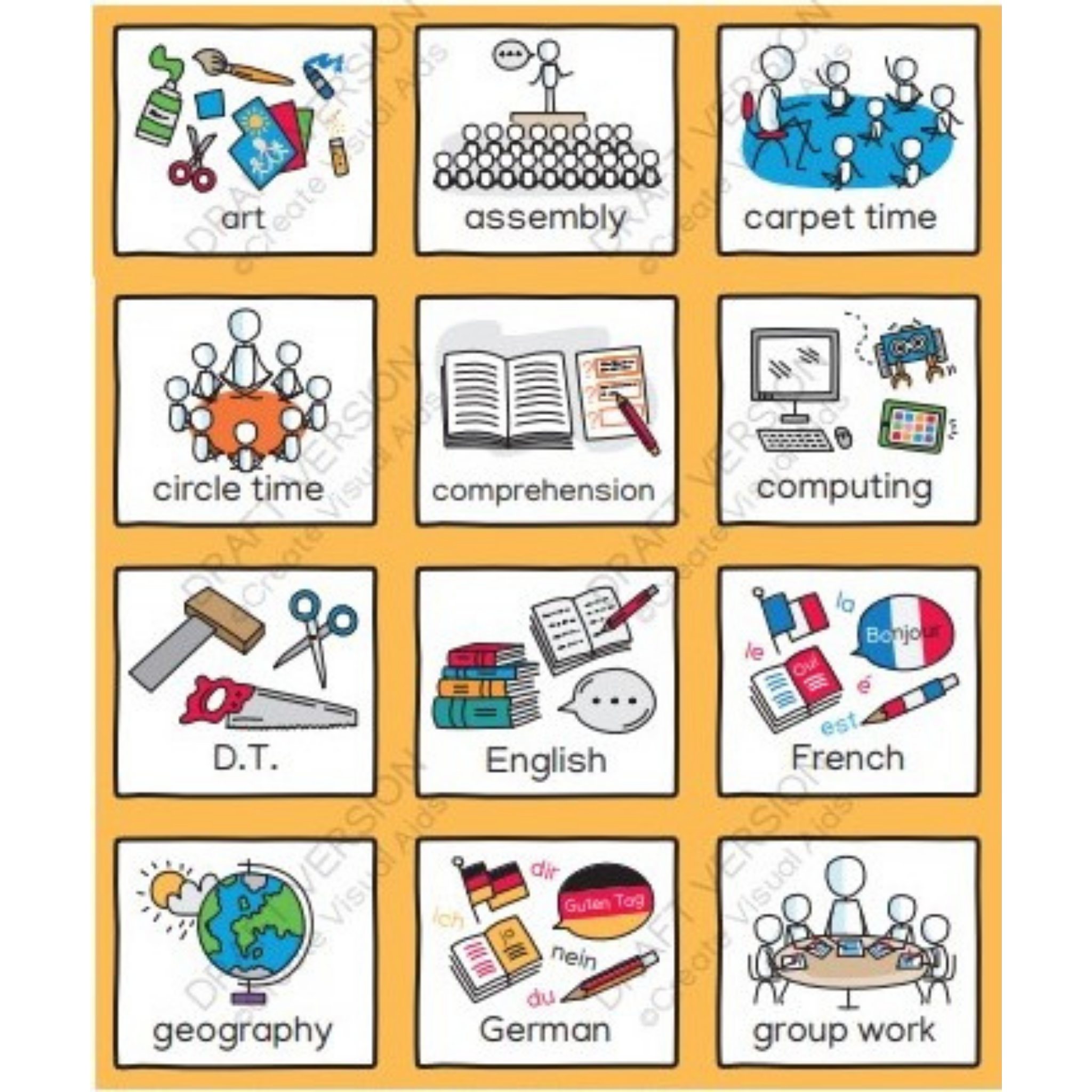 SCHOOL VISUALS - PDF Version – Create Visual Aids Ltd