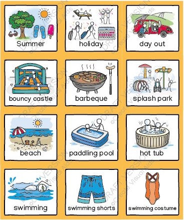 Visual Summer Map SUMMER - PDF Version – Create Visual Aids Ltd
