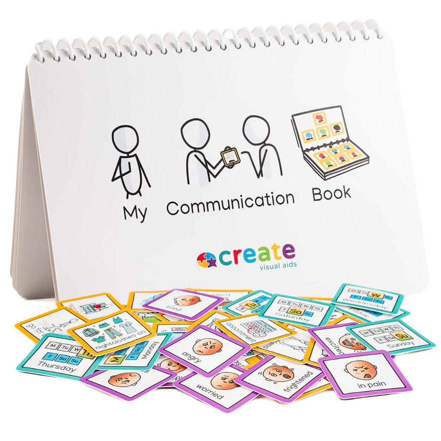 Communicative Materials My Communication Book For Adults On Improved Materials. – Create Visual ...