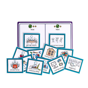 Now and Next Board with personalised symbols