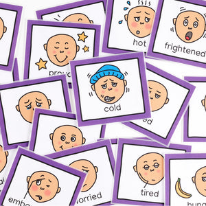Feelings Cards - Hand Laminated