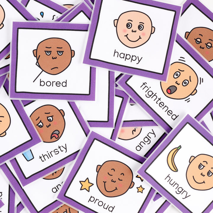 Feelings Cards - Hand Laminated